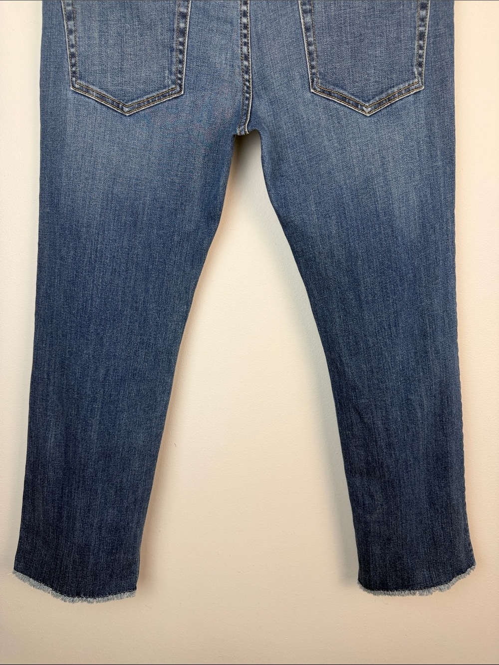 Nili Lotan Boyfriend Jeans Tribeca Wash Cotton Stretch Cropped Straight 29 USA - Picture 13 of 16